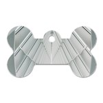 Architecture Building Dog Tag Bone (One Side)
