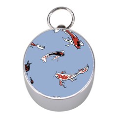 Fish Carp Koi Koi Mini Silver Compasses by artworkshop