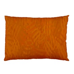 Orange Pillow Case (two Sides) by nate14shop