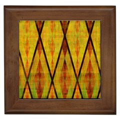 Rhomboid 002 Framed Tile by nate14shop