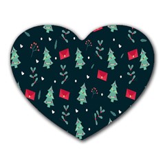 Christmas 001 Heart Mousepads by nate14shop