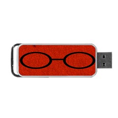 Harry Potter Glasses And Lightning Bolt Portable Usb Flash (one Side) by nate14shop