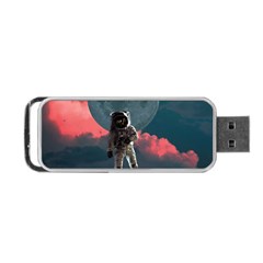 Astronaut-moon-space-nasa-planet Portable Usb Flash (one Side) by Jancukart