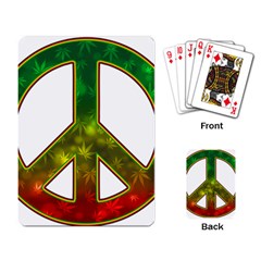 Peace-rastafarian Playing Cards Single Design (rectangle) by Jancukart
