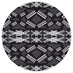 Abstract Pattern Geometric Backgrounds  Round Trivet by Eskimos
