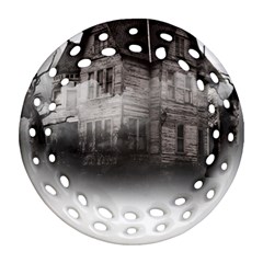Haunted-night Building Round Filigree Ornament (two Sides) by Jancukart