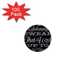 I Solemnly Swear Harry Potter 1  Mini Buttons (100 Pack)  by nate14shop