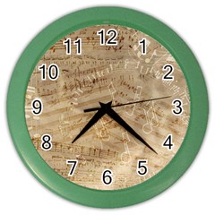 Background-a 010 Color Wall Clock by nate14shop