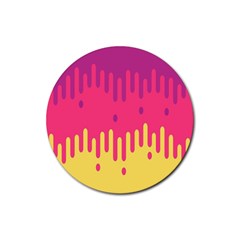Background-a 013 Rubber Round Coaster (4 Pack) by nate14shop