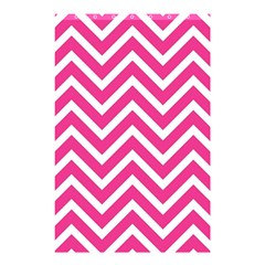 Chevrons - Pink Shower Curtain 48  X 72  (small)  by nate14shop
