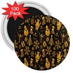 Christmas-a 001 3  Magnets (100 pack)