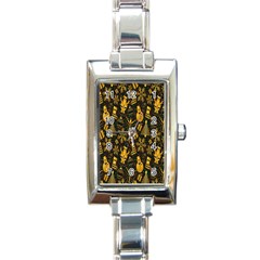Christmas-a 001 Rectangle Italian Charm Watch by nate14shop