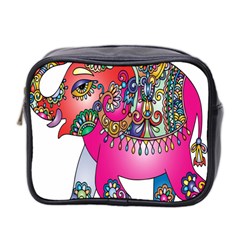 Decorative Elephant Mini Toiletries Bag (two Sides) by artworkshop
