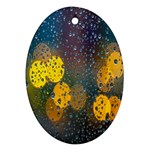 Raindrops Water Ornament (Oval)