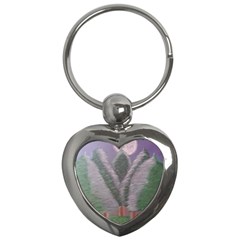 Purple Haze  Key Chain (heart)