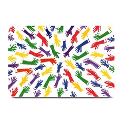 Integration-inclusion-hands-help Plate Mats by Jancukart