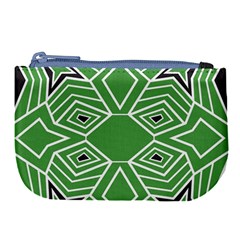 Abstract Pattern Geometric Backgrounds  Large Coin Purse by Eskimos