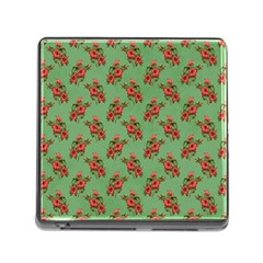 Flowers-b 002 Memory Card Reader (square 5 Slot) by nate14shop