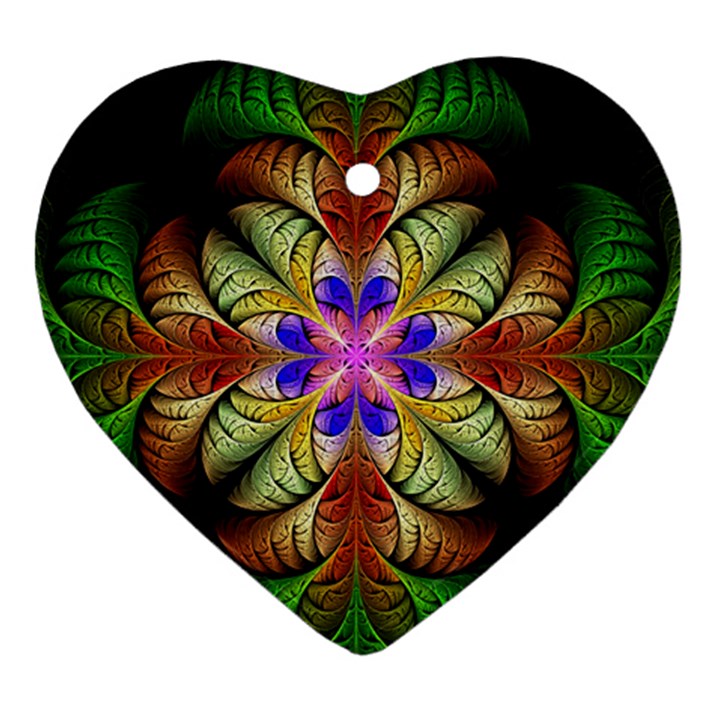 Fractal-abstract-flower-floral- -- Ornament (Heart)