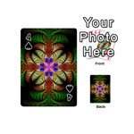 Fractal-abstract-flower-floral- -- Playing Cards 54 Designs (Mini) Front - Spade4