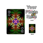 Fractal-abstract-flower-floral- -- Playing Cards 54 Designs (Mini) Front - Club10