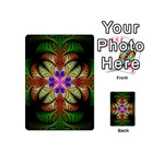 Fractal-abstract-flower-floral- -- Playing Cards 54 Designs (Mini) Back