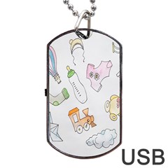 Hd-wallpaper-b 015 Dog Tag Usb Flash (two Sides) by nate14shop