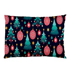 Hand-drawn-flat-christmas-pattern Pillow Case (two Sides) by nate14shop