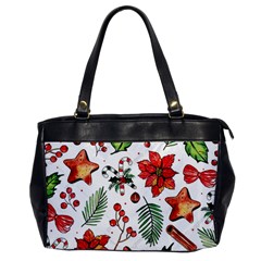 Pngtree-watercolor-christmas-pattern-background Oversize Office Handbag by nate14shop