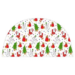 Hd-wallpaper-christmas-pattern-pattern-christmas-trees-santa-vector Anti Scalding Pot Cap by nate14shop