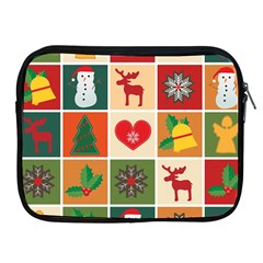Christmas-pattern Apple Ipad 2/3/4 Zipper Cases by nate14shop