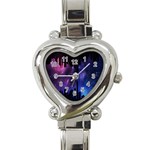 Digital-art Heart Italian Charm Watch Front