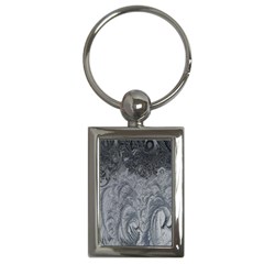 Ice Frost Crystals Key Chain (rectangle) by artworkshop
