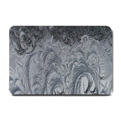 Ice Frost Crystals Small Doormat  by artworkshop