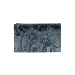Ice Frost Crystals Cosmetic Bag (small) by artworkshop