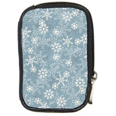 Snow-frozen Compact Camera Leather Case by nate14shop