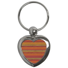 Background-lines Key Chain (heart)