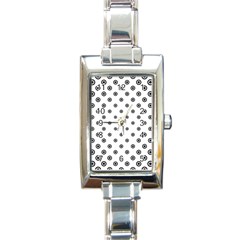 Circle Rectangle Italian Charm Watch by nate14shop