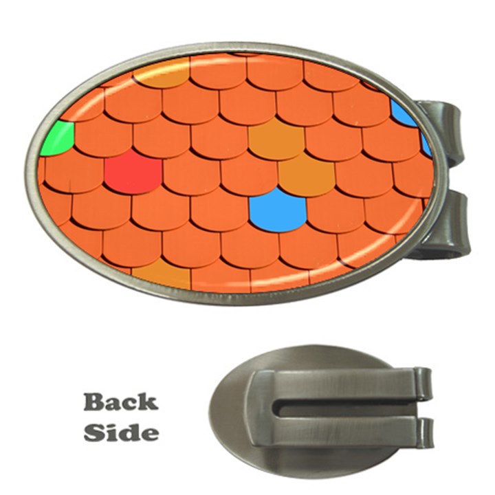 Phone Wallpaper Roof Roofing Tiles Roof Tiles Money Clips (Oval) 