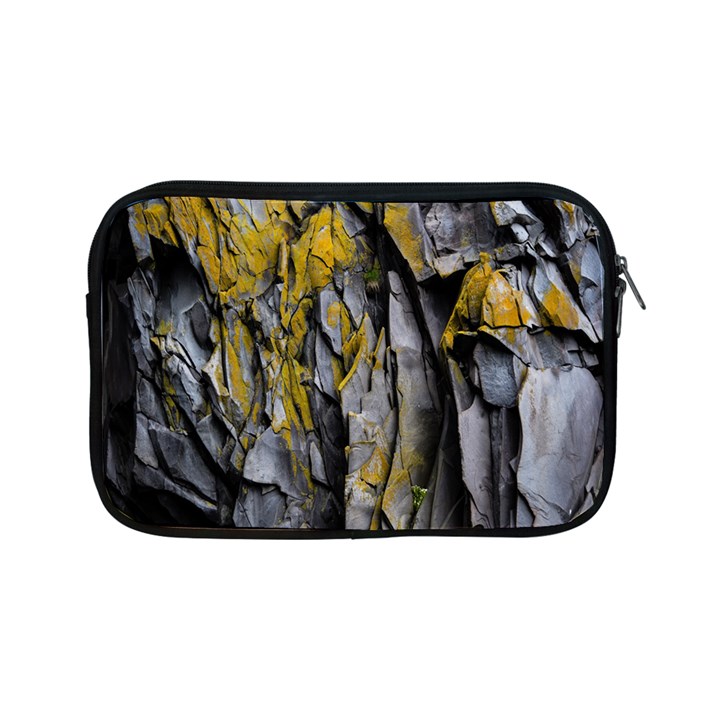 Rock Wall Crevices Geology Pattern Shapes Texture Apple iPad Mini Zipper Cases