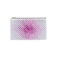 Polkadot-pattern Cosmetic Bag (small) by nate14shop