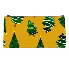 Christmas Tree,yellow Pencil Case by nate14shop