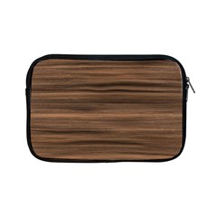 Texture Wood,dark Apple Ipad Mini Zipper Cases by nate14shop