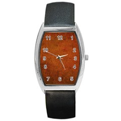Brown Barrel Style Metal Watch by nateshop