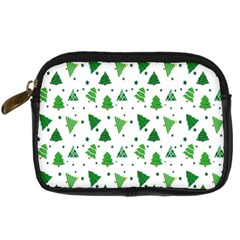 Christmas-trees Digital Camera Leather Case by nateshop