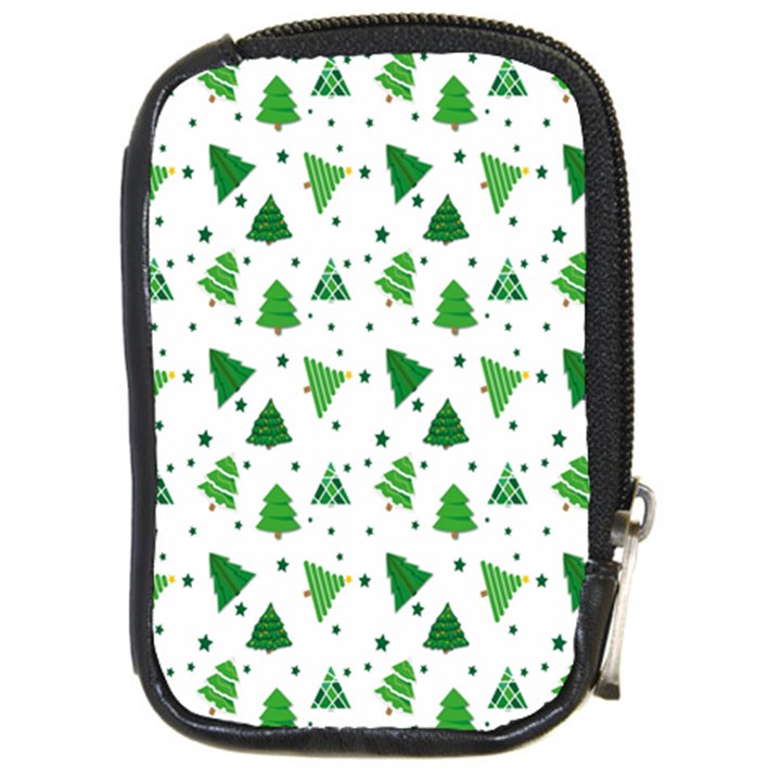 Christmas-trees Compact Camera Leather Case