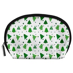 Christmas-trees Accessory Pouch (large) by nateshop