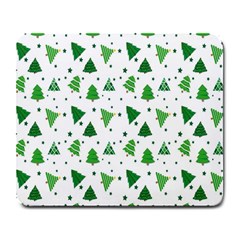Christmas-trees Large Mousepads by nateshop