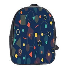 Geometris School Bag (large) by nateshop