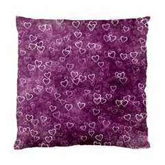 Background Purple Love Standard Cushion Case (one Side) by nateshop